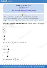 Đề thi giữa kì 1 Toán 11 Kết nối tri thức - Đề số 6